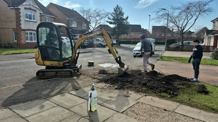 Site Groundwork, Landscaping project in Stirling