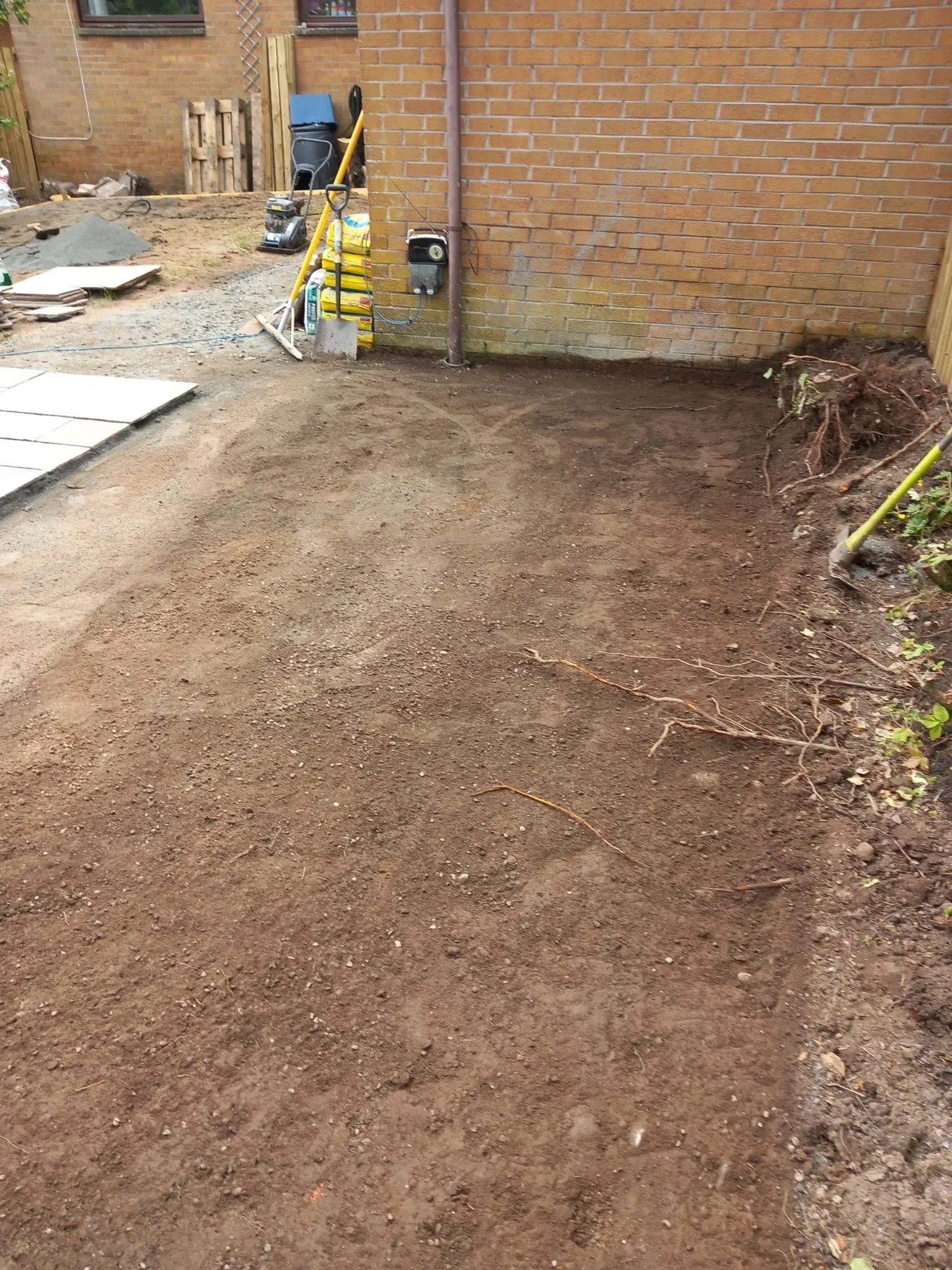 Garden Groundwork & Preparation, Landscaping project in Stirling