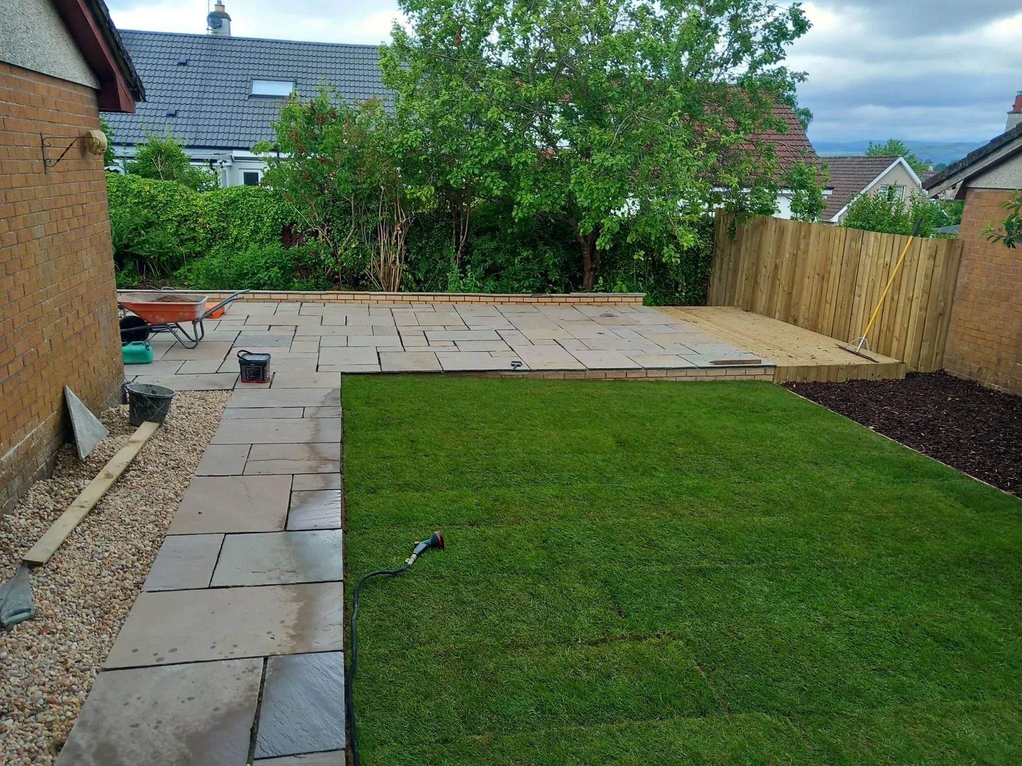 Full Garden Transformation, Landscaping project in Stirling